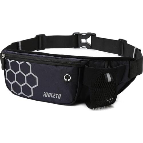 Women Men Waist Running Belt Pack Pouch Gym Fitness Water Bottle Cell Phone Bag B36F