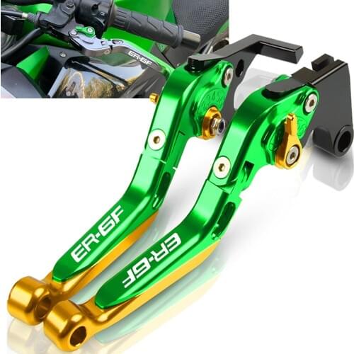 For Kawasaki ER6F 2009 2010 2011 2012 2013 2014 2015 2016 2017 Motorcycle CNC Adjustable Extendable Foldable Brake Clutch Levers