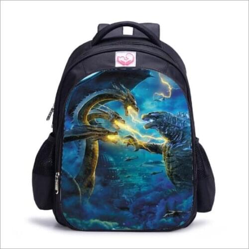 Dinosaur Pattern School Backpack For Boys Girls Cool Tyrannosaurus Rex School Bags Kids Schoolbag T Rex Dino Book Bag Child 1Pcs