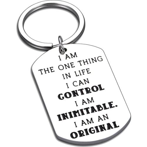 Inspirational Keychain Gift for New College Students Family Gift for Friend Christmas Birthday Gift for Son Daughter