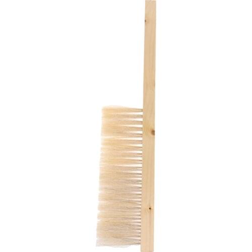 1 Pcs Beekeeping Tools Wood Honey Wasp Brush Wasp Bee Sweep Two Rows Of Horse Tail Hair New Bee Brush Beekeeping Equipment