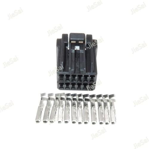 12 Pin 175965-2 Automotive Electric Wire Plug Plastic Female Connector With Terminals