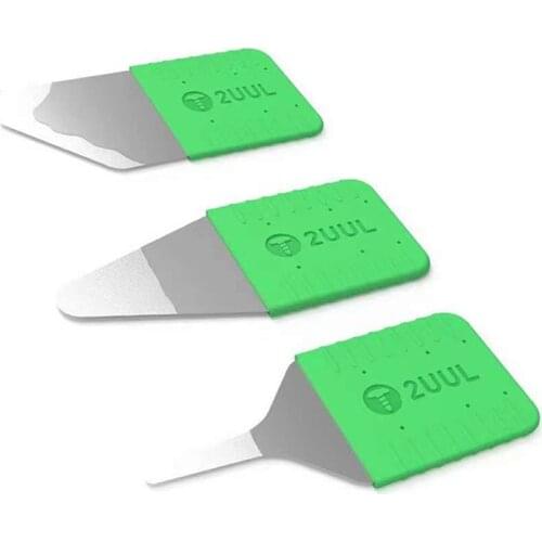 2UUL XYZ Screen Opener LCD Screen Spudger Opening Pry Card Tools Ultra Thin Flexible Mobile Phone Steel Metal Disassemble