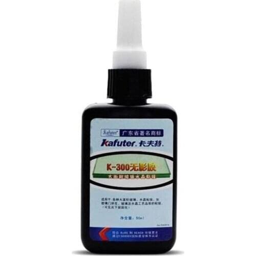 50ML K-300 UV Glue Curing Adhesive Transparent Crystal Glass Bonding Repair Liquid Glue In Stock