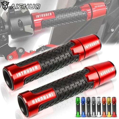 7/8" 22mm Motorcycle Intruder 800 Handlebar Grips End Handle Bar Cap End Plug FOR SUZUKI INTRUDER 1400 1500 800 1990-2004 2003