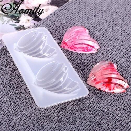 Aomily Sea Shell Shape Silicone Mold Handmade Cookies Chocolate Mould Kitchen Cake Pastry Baking Decorating Tools DIY Gift