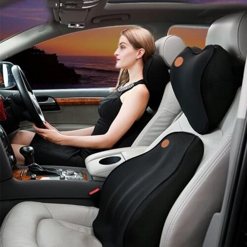 New Car Neck Pillow Universal Seat Pillow Headrest Head Space Memory Foam Auto Head Rest Travel Cushion Car Accessories Interior