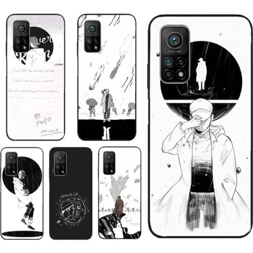 RM Mono Mixtape Phone Case For Xiaomi Mi 10T Pro 11 Lite Ultra Mi A3 Note 10 POCO X3 M3 Pro F1 F2 F3 Cover