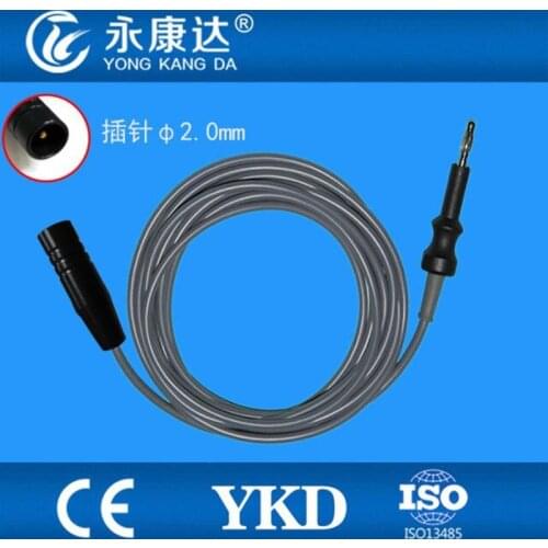 Electric knife unipolar electrocoagulation banana 4.0 to 2.0 brass