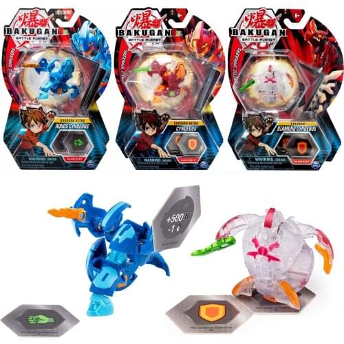 Bakugan Battle Planet New Style Genuine CYNDEOUS Deformable Battle Toys Blue Green White Action Figure Model Boy Gifts