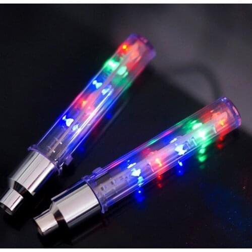 Hot sale 2 Packs Bicycle Waterproof5LED Bike Rim Lights for Wheel Tire Valve Spoke