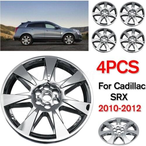 4PCS 20" Hub Caps For Cadillac SRX 2010-2012 Wheel Cover Hub Caps Rim Cover Vehicle Car Exterior Tyre Tire Trim Accessories