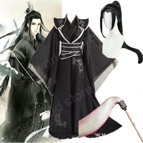 Anime MO DAO ZU SHI Song Zi Chen Cosplay Costume He Xuan Chang Geng Wig Headware Sha Po Lang Tian Guan Ci Fu Hanfu Suits Costume