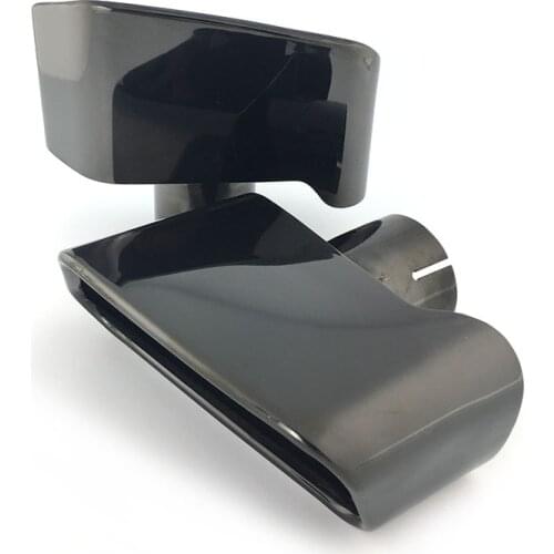 For BMW 5 Series F10 F18 square mouth titanium black tail throat nozzle BMW exhaust pipe modification