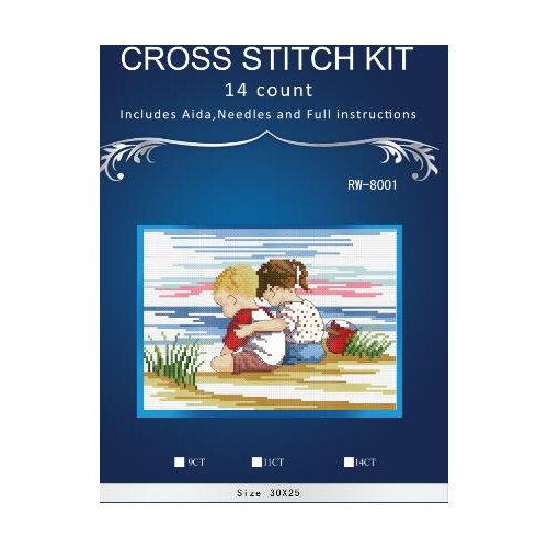 Baby Loves Home chinese Stitch,DIY 14CT similar DMC Cross Stitch,Sets For Embroidery Kits Counted Cross-Stitching