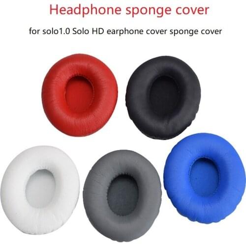 Earpads sponge cover ear cover ear cotton earmuffs earphone with buckle for magic sound solo1.0 generation Solo HD
