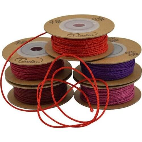 Chinese Knot Nylon Cord Jewelry Line Cord 1mm 1.5mm Spool String Braid Bead Line Bodhi Rope Necklace DIY Rope Jade Line Bracelet