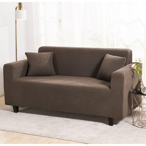 Solid Colour Sofa Covers For Living Room Sofa Protector Couch Cover Corner Sofa Slipcover L Shape Elastic Sectional Sofa Cover