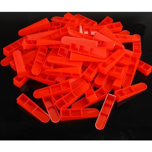 Plastic Ceramic Tile Leveling System 200 Clips+100 Wedges Tiling Flooring Tools Wedges Clips Installation For DIY