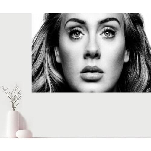 Custom Adele Canvas Painting Home Room Wall Decoration Canvas Posters And Decoration Pictures