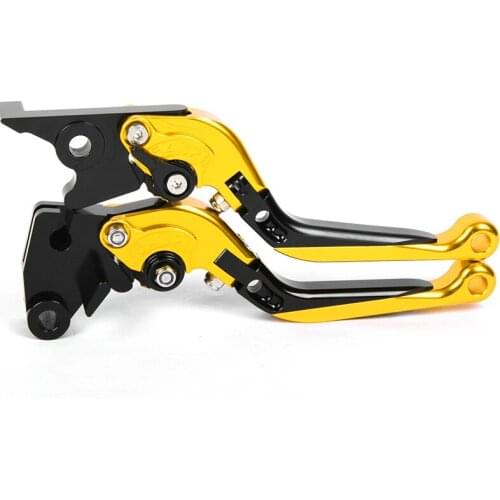 SMOK Brake Levers for Yamaha FJR 1300 2003-2018 XJR1300 Folding Extending Brake Clutch Levers 8 Colors Orange Black Red Sliver