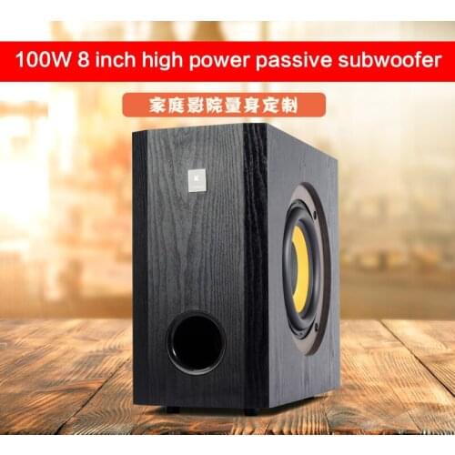 150W 8 Inch High-power Subwoofer Speaker Home Theater HiFi Fever Speaker Super Subwoofer Speaker High Fidelity Long Stroke Bass