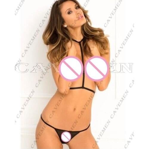 Pole line A neck Set * 3555 *Ladies Thongs G-string Underwear Panties Briefs T-back Swimsuit Bikini Free Shipping