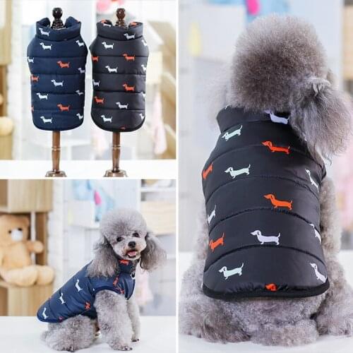 Warm Winter Soft Dog Coats Quilted Dog Vest Jacket Teddy Bichon Cothes for Pets S M L XL XXL