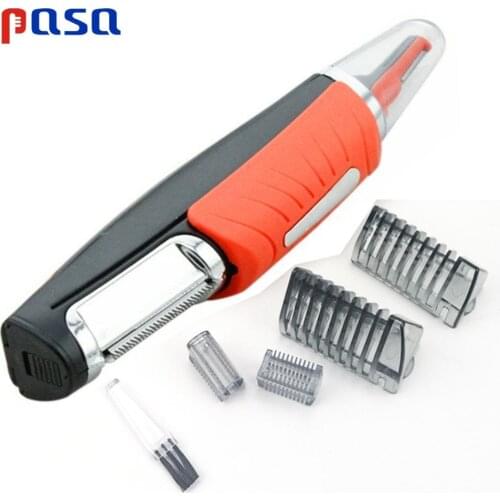 Micro Precision Eyebrow Ear Nose Trimmer Removal Clipper Shaver Unisex Personal Electric Face Care Hair Trimer With LED Light