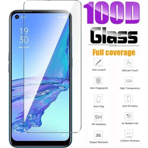 Protective Glass for Oppo A39 A5 A9 2020 A8 A91 HD Hard Tempered Glass for Oppo R15X R17 Pro Reno 2 Z Transparent Phone Film