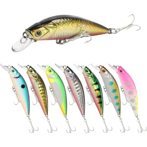 1pc 50mm 6.5g Fishing Lures Sinking Minnow Wobbler Hard Bait