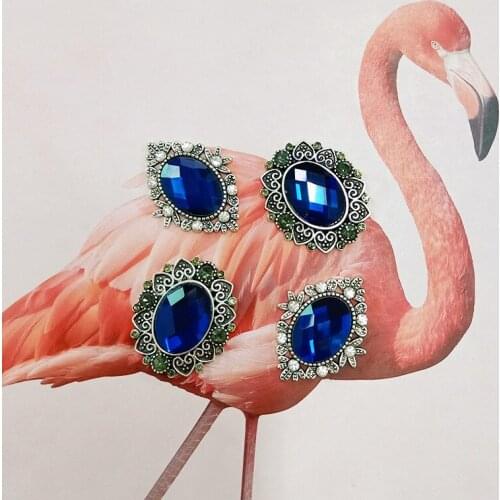 10pcs/lot Oval Metal Pearl Rhinestone Flatback Button Bows Center Decorative Buttons Hair Embellishments DIY Craft Supplies