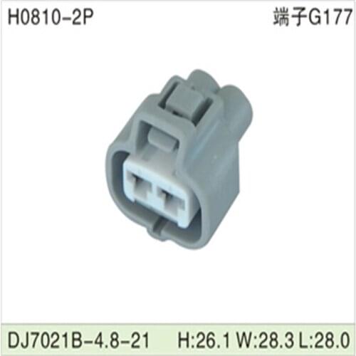 176142-2 500PCS DJ7021B-4.8-21 4.8mm 2Pin AMP Car Electrical Wire Connectors for Audi ,BMW,Honda,Toyota,NISSAN AND other models