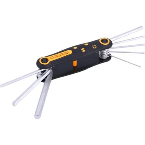 8 in 1 Folding Screwdriver Set Mini Precision Screwdriver Bits Kit Hand Tool Kits Torx Star Key Bit Screwdriver Wrench