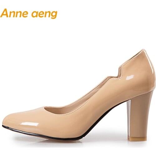 Кожаные туфли-лодочки Anne aeng China At AliExpress