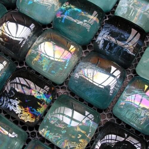 Black sea pearl bead crystal glass mosaic tiles for bathroom home improvement kitchen backsplash HMGM1056