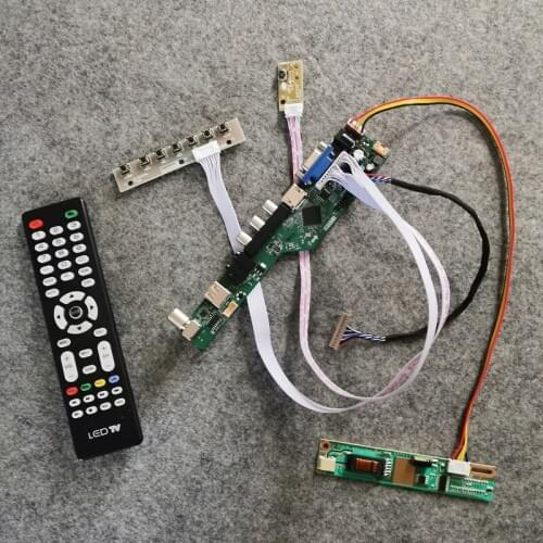 DIY kit LCD drive board LVDS 20 Pin panel For LTM12C278E/HSD121PS11/LQ121S1LH01/NL8060BC31 matrix 1-CCFL 800*600 VGA USB AV