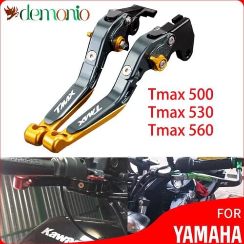 For Yamaha Tmax 500 2008 - 2011 Tmax 530 SX DX 2012 - 2019 Tmax 560 tech max 2020 2021 Folding Extendable Brake Clutch Levers