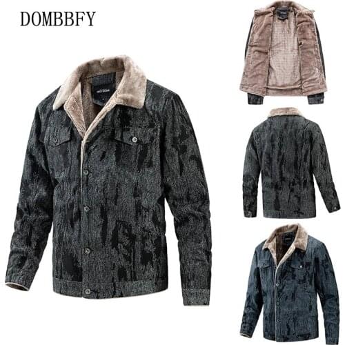 DOMBBFY Mens Corduroy Jackets