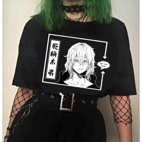 My Hero Academia Shigaraki Tomura T-shirt Men Funny Anime Boku No Hero Academia Hip Hop Top Tees Male
