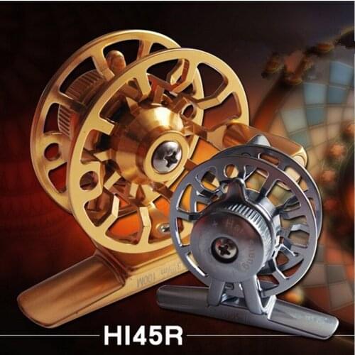 HI45R Fly Reels Super Light All Metal Front End Raft Winter Ice Fishing Reel CNC Fine Processing Workmanship