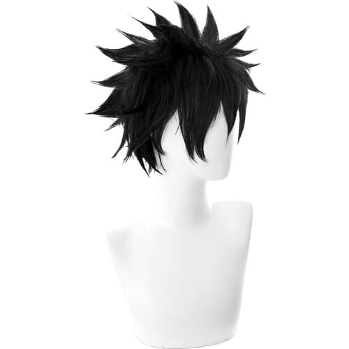 Anime Toaru Majutsu no Index Index-Librorum-Prohibitorum Cosplay wig Kamijou Touma Cosplay Wig Halloween Cosplay Prop
