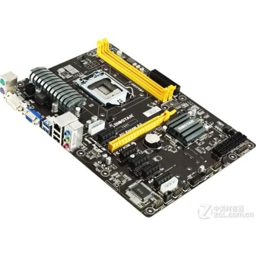 Mining BTC PRO Used for Biostar TB85 Desktop Motherboard 6GPU 6PCI-E Professional B85 LGA 1150 DDR3 16G SATA3 USB3.0