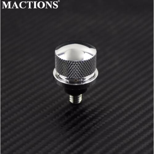 Motorcycles Rear Seat Bolt Fender Bolt Screw 1/4"-20 Thread Chrome For Harley Sportster Dyna Softail Street Glide 1996-2015