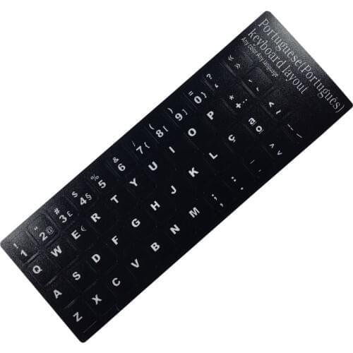 100PCS Keyboard cover Stickers for Laptop PC Keyboard 10" to 17" Computer Standard Letter Layout Keyboard Covers Film