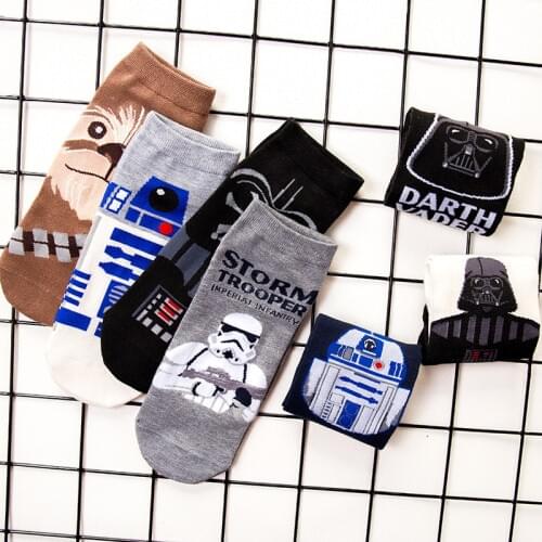 Disney Star Wars 9 Jedi Knight Master Yoda R2-D2 Cosplay Socks Comics Women Deodorant Men Force Awakens Socks Lovely Gifts Toy