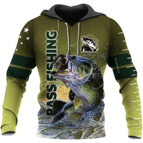 Tessffel New Fashion Animal Marlin Bass Fishing Harajuku casual Pullover 3DPrint Zipper/Hoodie/Sweatshirt/Jacket/Mens Womens s11