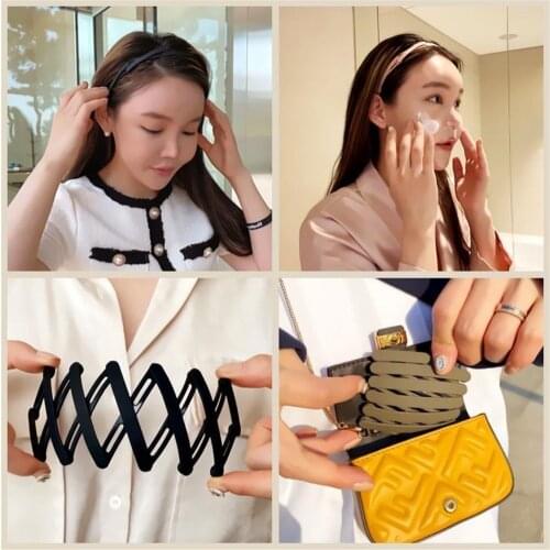 Unisex Alice Hairband Headband Men Women Sports Hair Band Hoop Metal Hoop Double Bangs Hairstyle Hairpin Hair Accessories