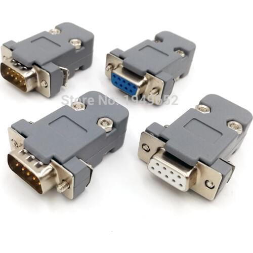 DB9 d-sub connectors Plug rs232 9 pin jack socket adapter female Male DP9