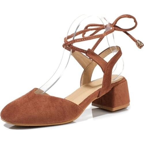 In the new product in the summer of 2018 comfortable with thick with cross strap size 43 yards 30 - baotou sandals 18126